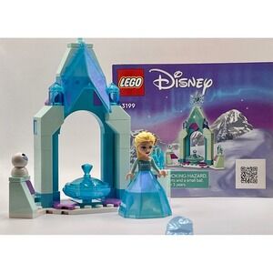LEGO Disney Frozen Elsa Castle Courtyard  Excellent 43199 Olaf